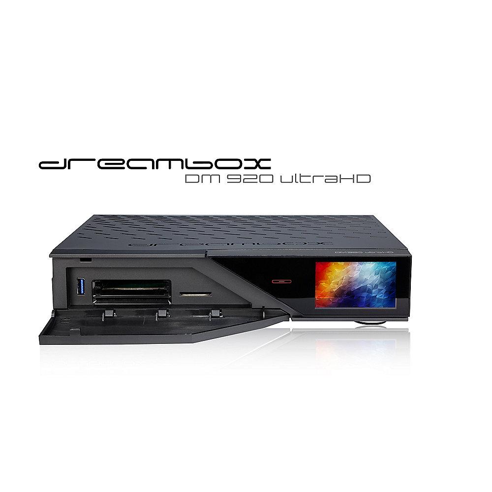 Dreambox DM920 UHD 4K 2x Triple MultiStream (4x DVB-S2X /2x DVB-C/T2)-Receiver