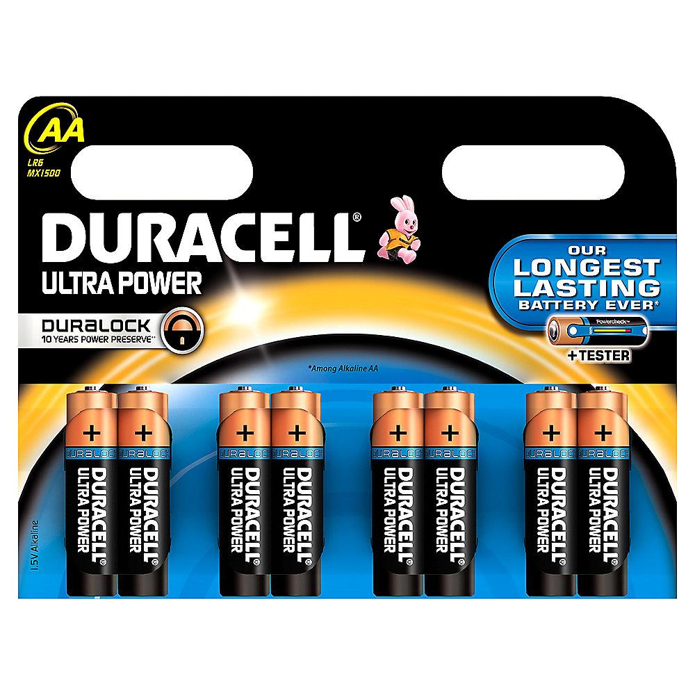 DURACELL Ultra Power Batterie Mignon AA LR6 8er Blister 1,5 V, DURACELL, Ultra, Power, Batterie, Mignon, AA, LR6, 8er, Blister, 1,5, V