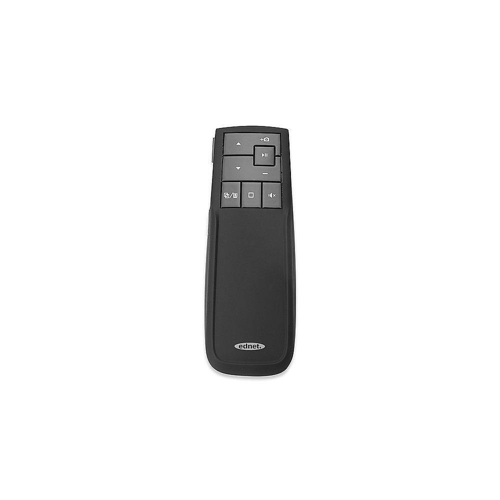 Ednet Wireless Laser Presenter 2,4 GHz Schwarz