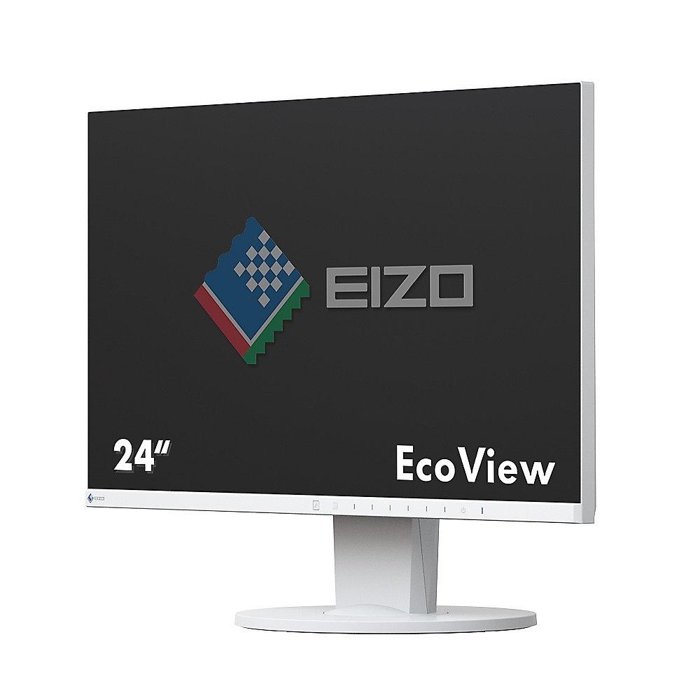 EIZO EV2450-WT  60 cm (23,8") weiß 16:9 VGA/DVI/DP/HDMI 5 ms 1.000:1 Pivot LS