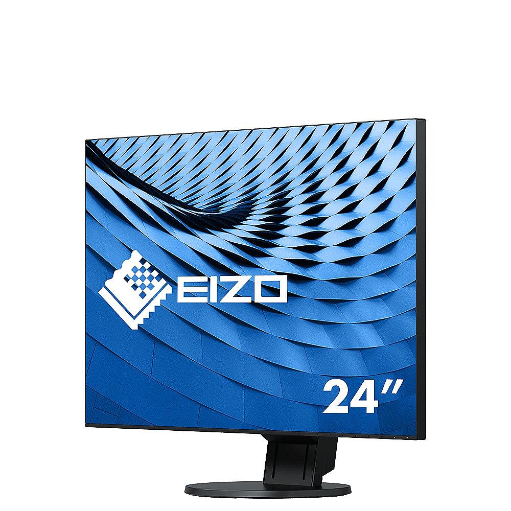 EIZO EV2456-BK 61cm(24") schwarz 16:10 DVI/DP/HDMI 5ms 1.000:1  Zero-Frame