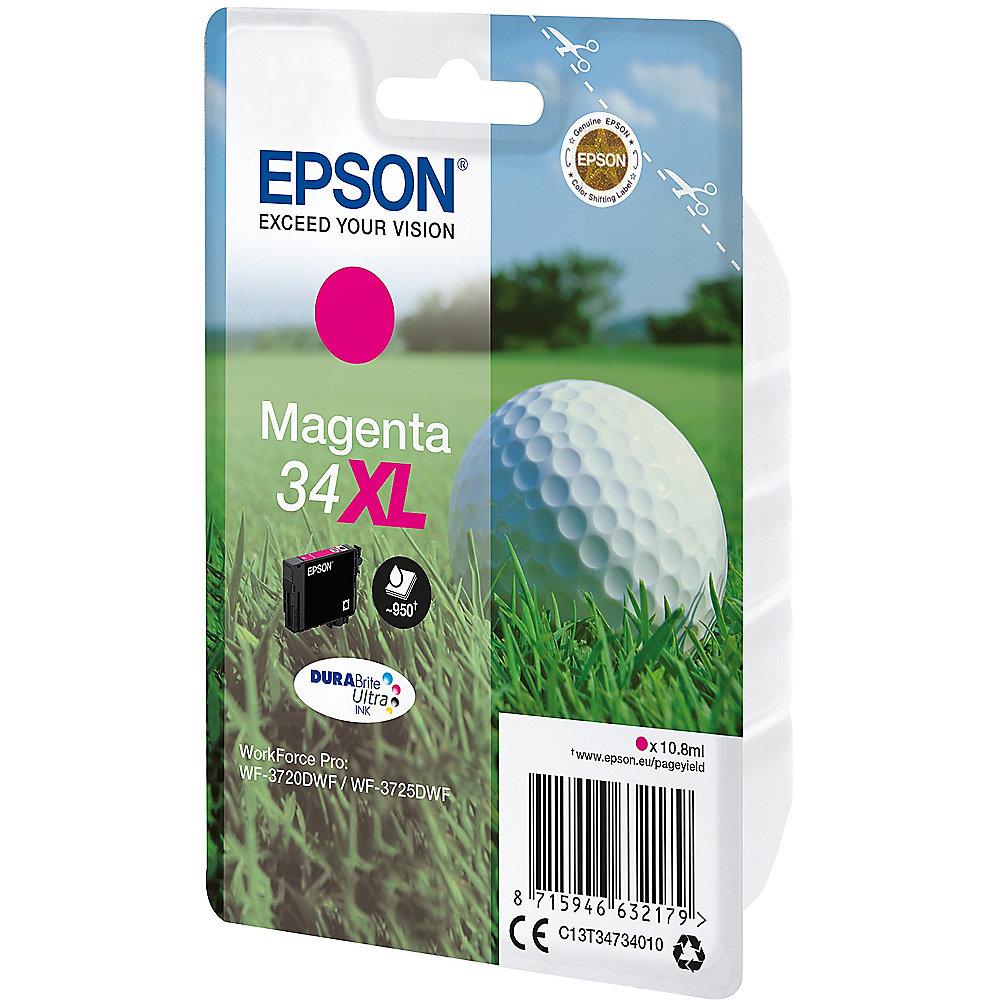 Epson 34XL Original Druckerpatrone Magenta hohe Kapazität T3473