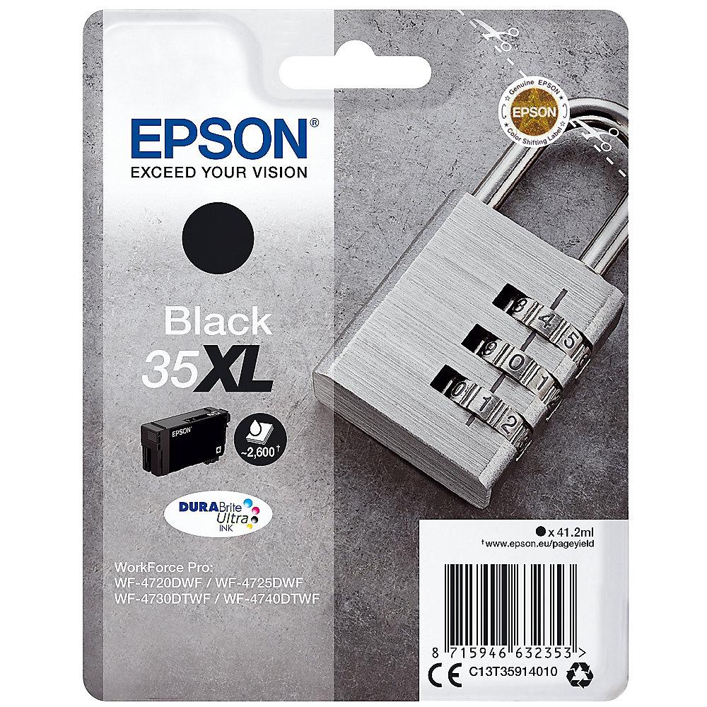 Epson C13T35914010 Druckerpatrone 35XL schwarz hohe Kapazität