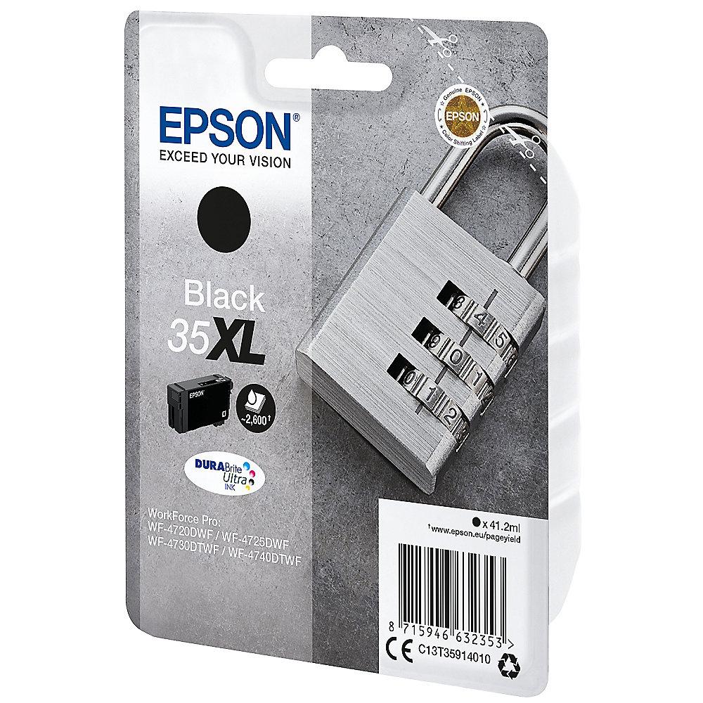 Epson C13T35914010 Druckerpatrone 35XL schwarz hohe Kapazität