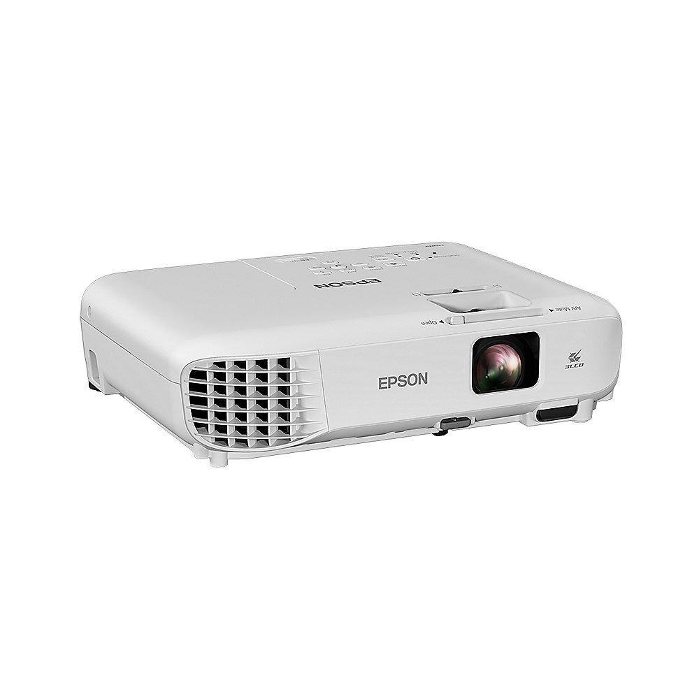 Epson EB-W05 3LCD WXGA Beamer 3300 Lumen 15.000:1 HDMI/VGA/USB/RCA/Cinch LS, Epson, EB-W05, 3LCD, WXGA, Beamer, 3300, Lumen, 15.000:1, HDMI/VGA/USB/RCA/Cinch, LS