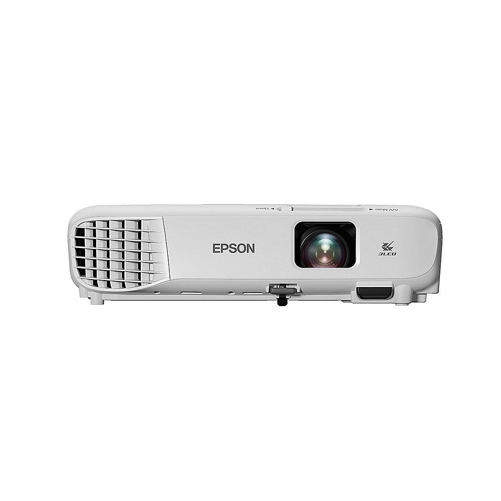 Epson EB-W05 3LCD WXGA Beamer 3300 Lumen 15.000:1 HDMI/VGA/USB/RCA/Cinch LS, Epson, EB-W05, 3LCD, WXGA, Beamer, 3300, Lumen, 15.000:1, HDMI/VGA/USB/RCA/Cinch, LS