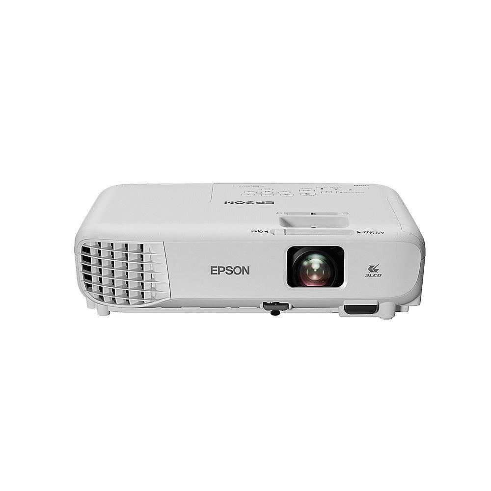 Epson EB-W05 3LCD WXGA Beamer 3300 Lumen 15.000:1 HDMI/VGA/USB/RCA/Cinch LS, Epson, EB-W05, 3LCD, WXGA, Beamer, 3300, Lumen, 15.000:1, HDMI/VGA/USB/RCA/Cinch, LS