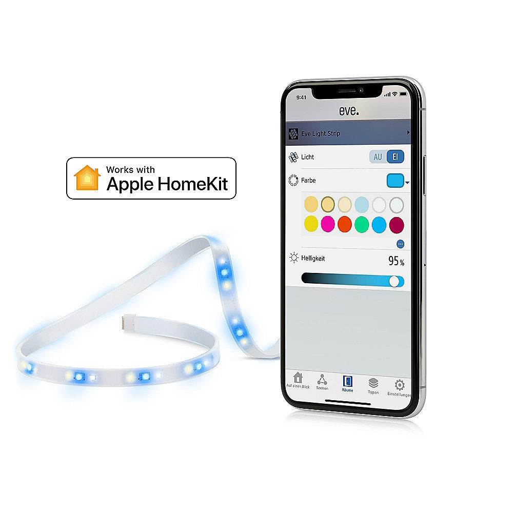 Eve Light Strip -Smarter LED-Lichtstreifen weiß/farbig dimmbar für Apple HomeKit