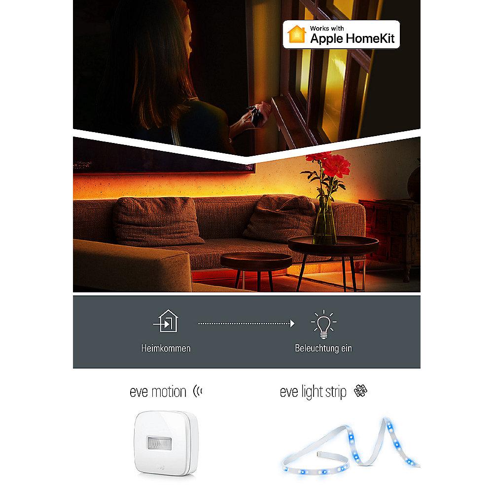 Eve Light Strip -Smarter LED-Lichtstreifen weiß/farbig dimmbar für Apple HomeKit, Eve, Light, Strip, -Smarter, LED-Lichtstreifen, weiß/farbig, dimmbar, Apple, HomeKit