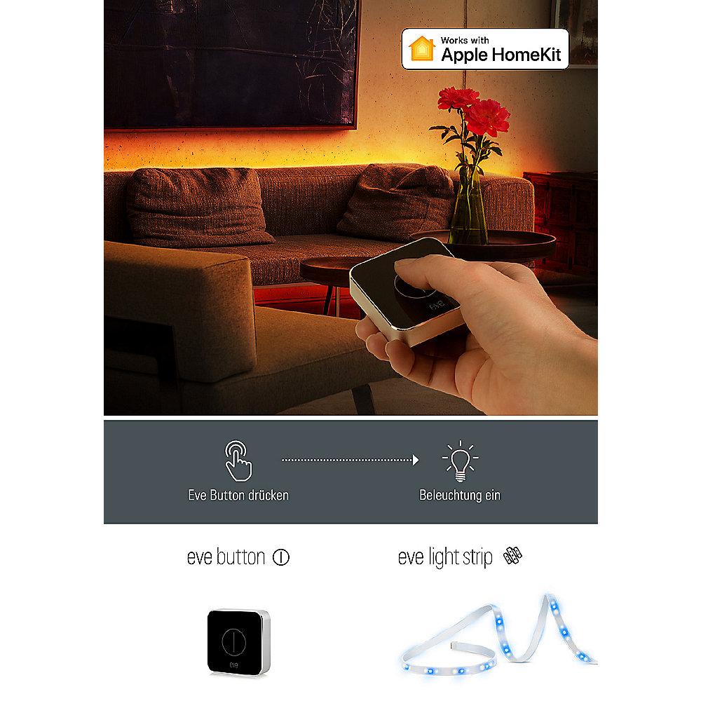 Eve Light Strip -Smarter LED-Lichtstreifen weiß/farbig dimmbar für Apple HomeKit, Eve, Light, Strip, -Smarter, LED-Lichtstreifen, weiß/farbig, dimmbar, Apple, HomeKit