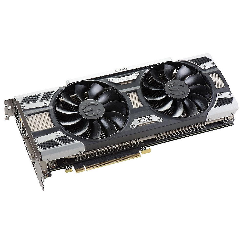 EVGA GeForce GTX 1070 SC Gaming ACX 3.0 8GB GDDR5 DVI/HDMI/3xDP Grafikkarte