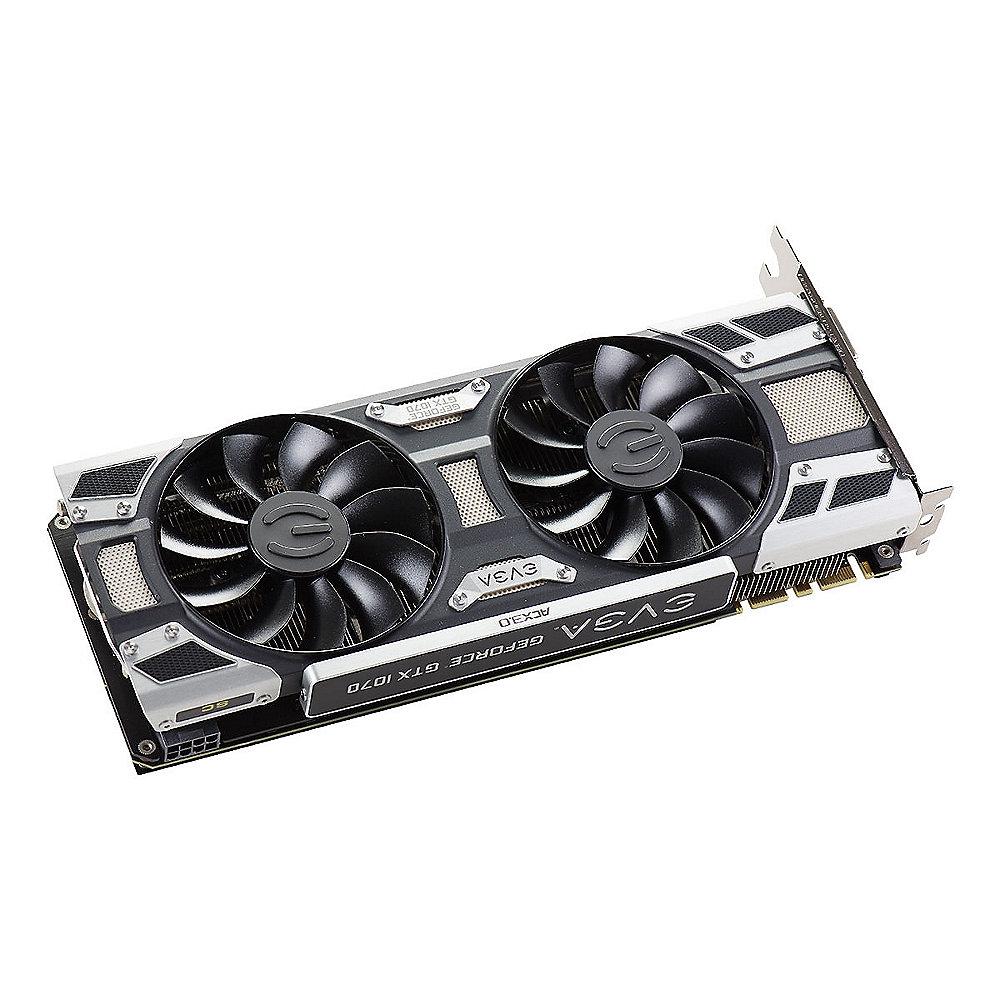 EVGA GeForce GTX 1070 SC Gaming ACX 3.0 8GB GDDR5 DVI/HDMI/3xDP Grafikkarte, EVGA, GeForce, GTX, 1070, SC, Gaming, ACX, 3.0, 8GB, GDDR5, DVI/HDMI/3xDP, Grafikkarte