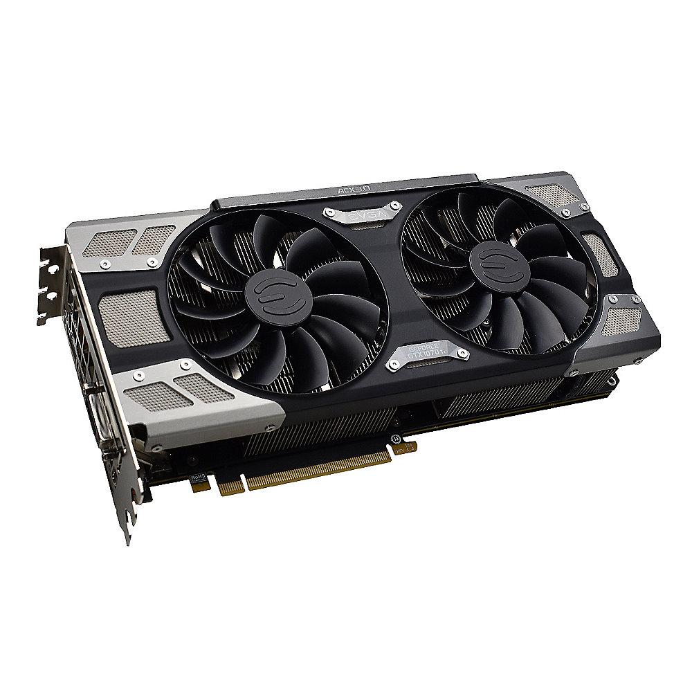 EVGA GeForce GTX 1070Ti FTW Ultra Silent Gaming 8GB GDDR5 DVI/HDMI/3xDP