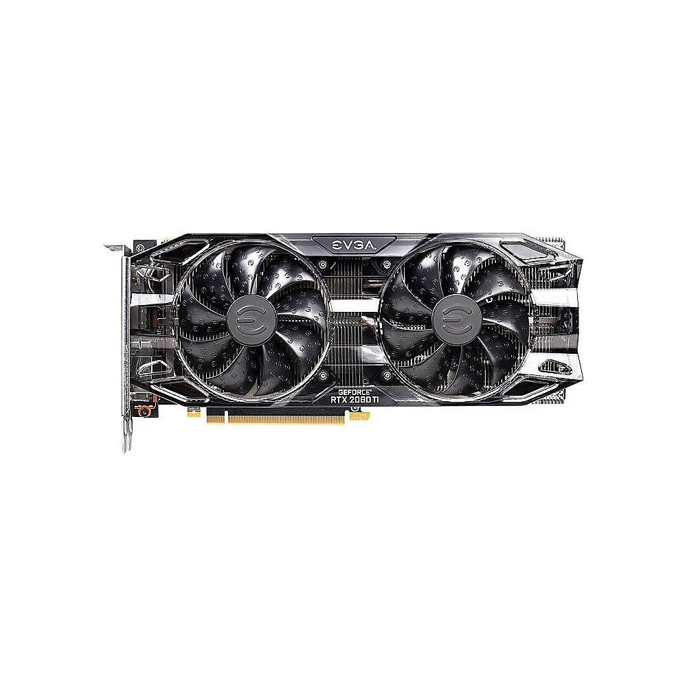 EVGA GeForce RTX 2080Ti Black Gaming 11GB GDDR6 Grafikkarte 3xDP/HDMI/USB-C