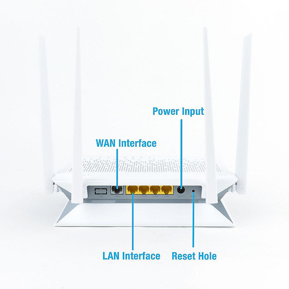EZVIZ Vault Plus/8/2T AC1200 Dual Band Gigabit WiFi Router, 8 Kanäle NVR 2TB