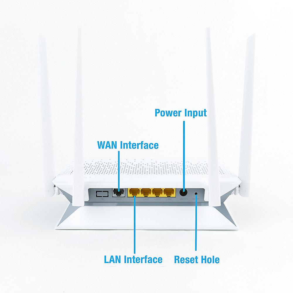 EZVIZ Vault Plus/8 AC1200 Dual Band Gigabit WiFi Router, 8 Kanäle NVR