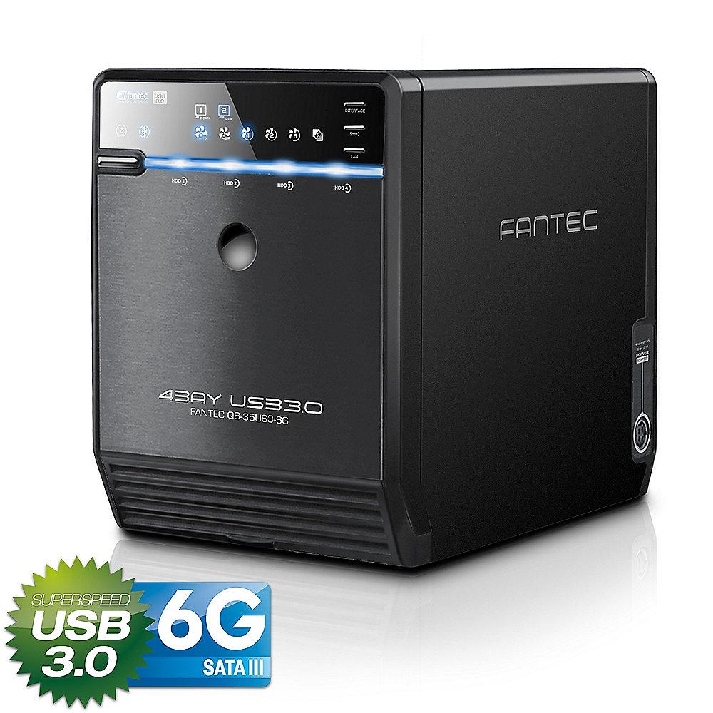 Fantec QB-35US3-6G 3.5 Zoll eSATA Festplattengehäuse mit USB 3.0