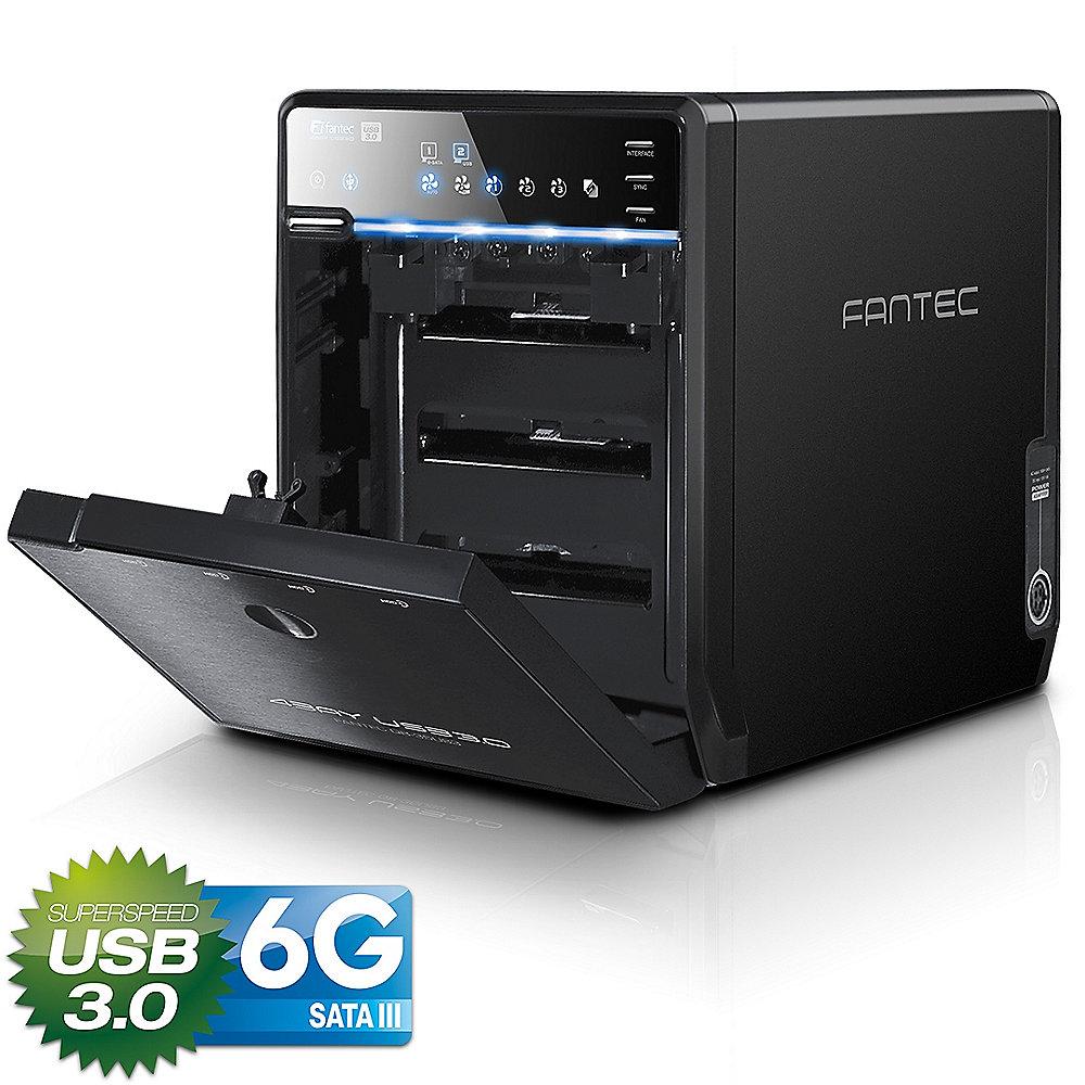 Fantec QB-35US3-6G 3.5 Zoll eSATA Festplattengehäuse mit USB 3.0