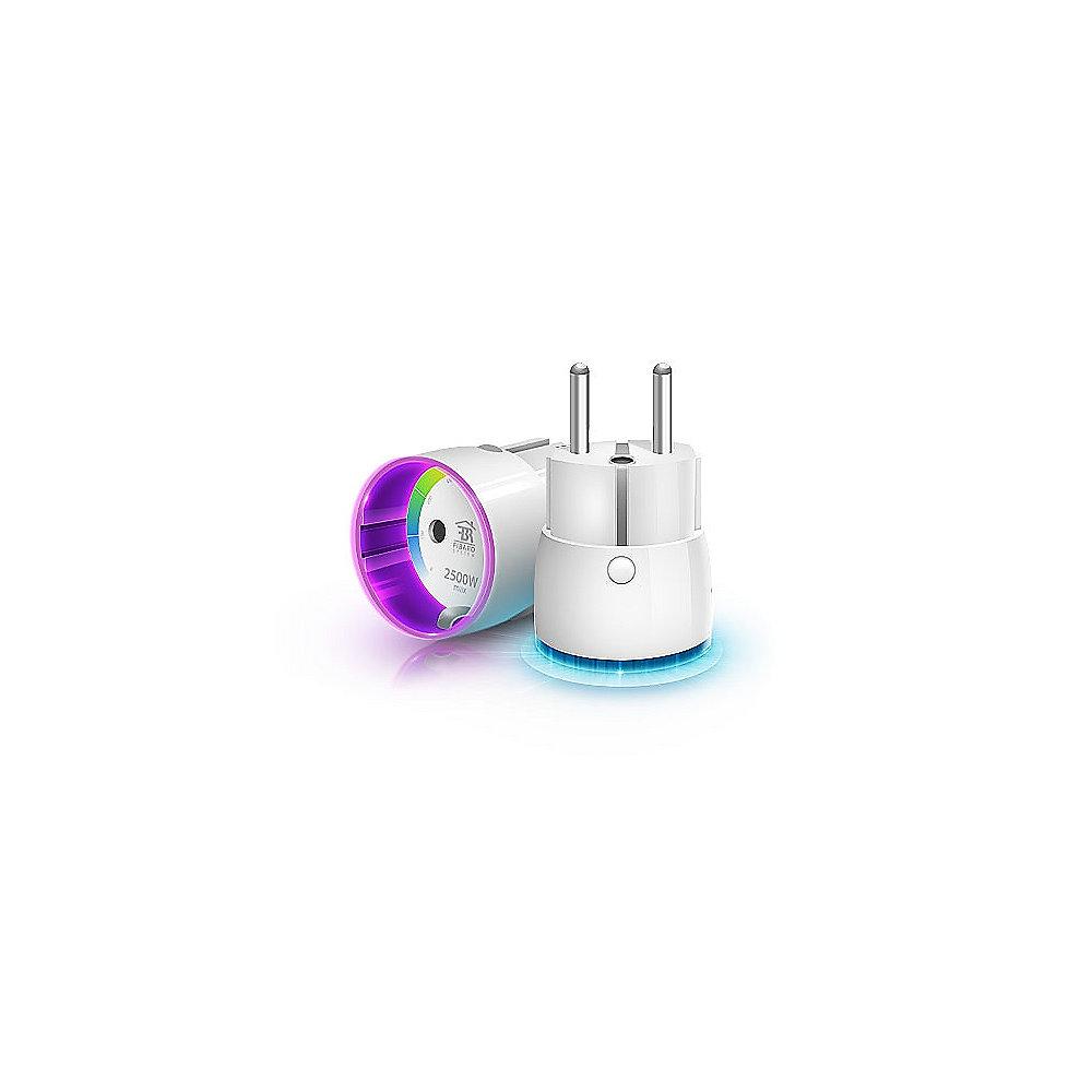 Fibaro 3er Set Zwischenstecker Schalter Typ F (Schutzkontakt) Gen5 Z-Wave