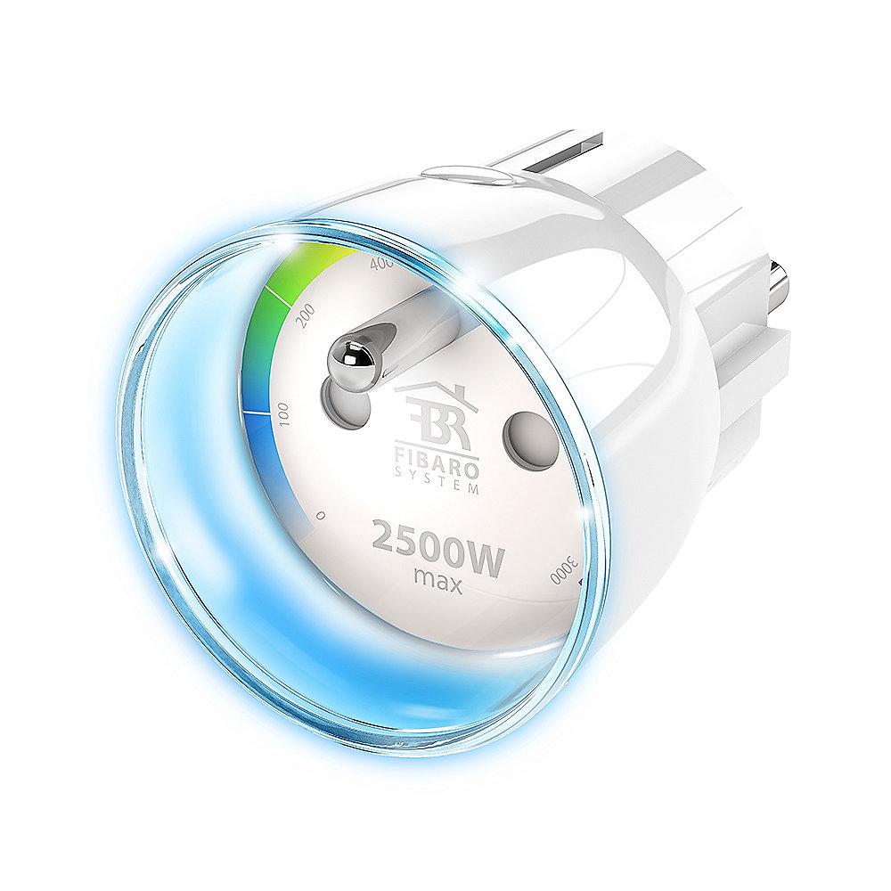 Fibaro Zwischenstecker Schalter Typ F (Schutzkontakt) Gen5 Z-Wave