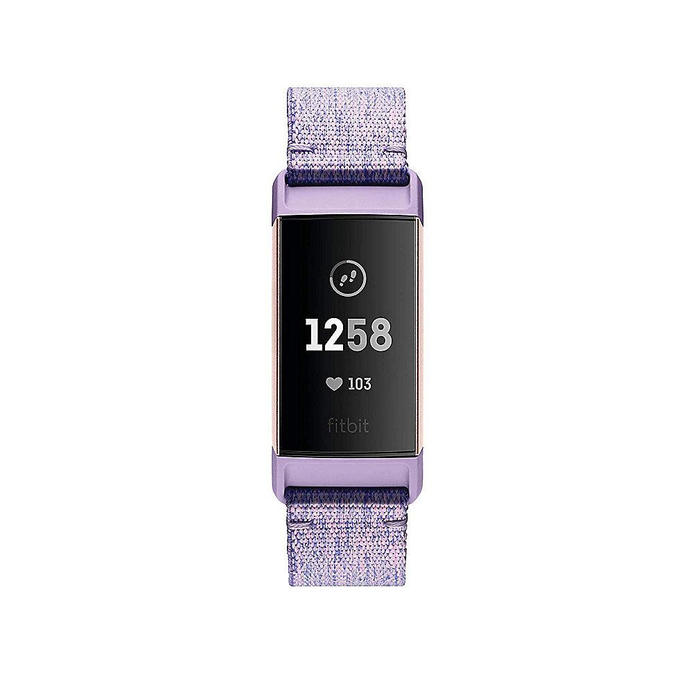 Fitbit Charge 3 NFC Gesundheits- und Fitness-Tracker Special Edition lavendel, Fitbit, Charge, 3, NFC, Gesundheits-, Fitness-Tracker, Special, Edition, lavendel