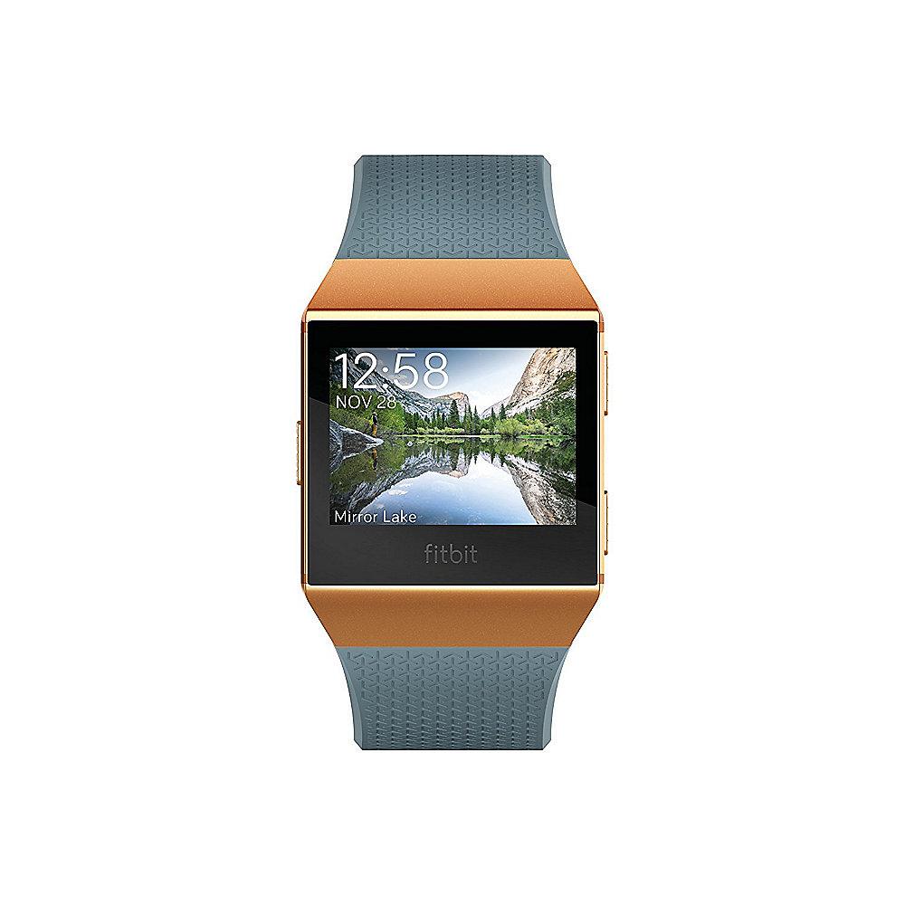 Fitbit Ionic Gesundheits- und Fitness-Smartwatch slate blue/burnt orange, Fitbit, Ionic, Gesundheits-, Fitness-Smartwatch, slate, blue/burnt, orange