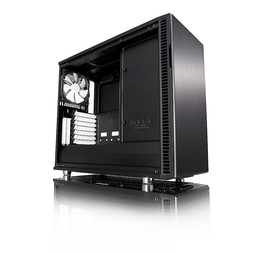 Fractal Design Define R6 ATX Gaming Gehäuse mit TG Seitenfenster, schallgedämmt