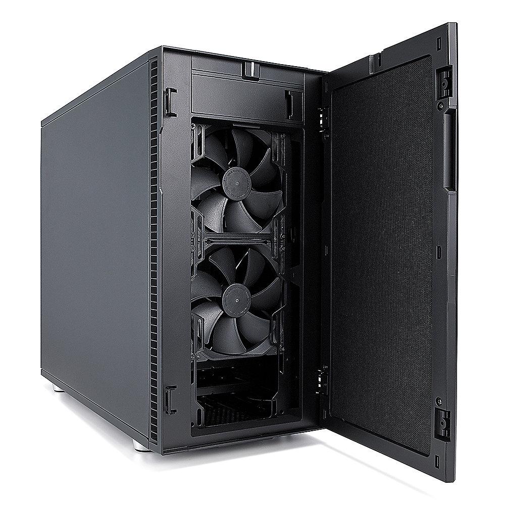 Fractal Design Define R6 Blackout ATX Gaming Gehäuse, schallgedämmt