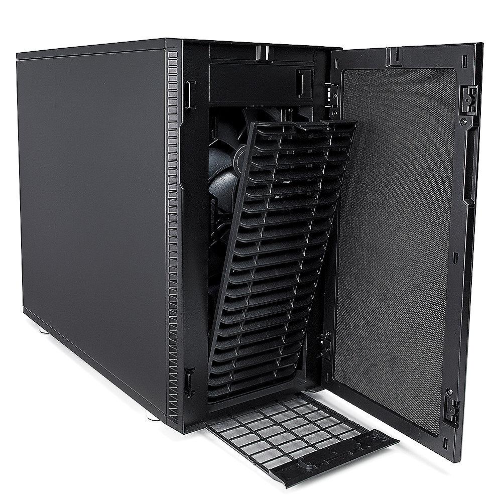 Fractal Design Define R6 Blackout ATX Gaming Gehäuse, schallgedämmt