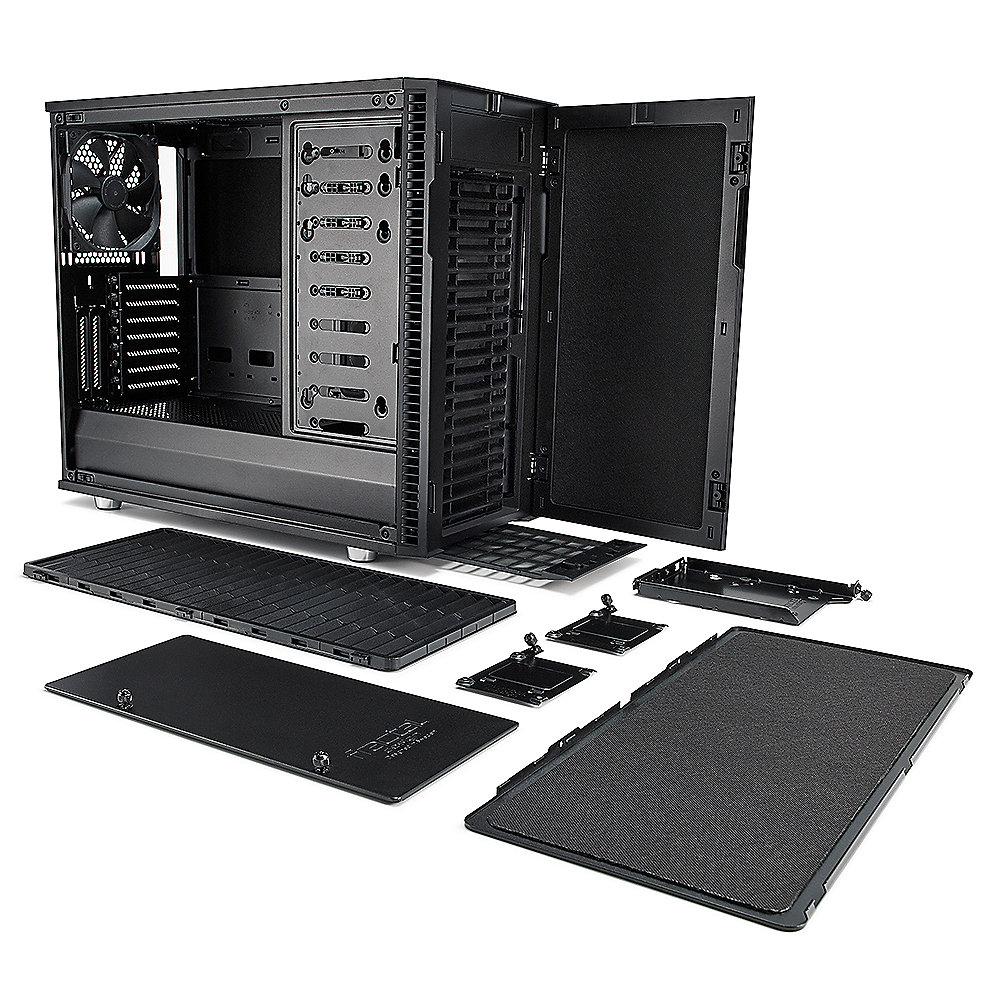 Fractal Design Define R6 Blackout ATX Gaming Gehäuse, schallgedämmt