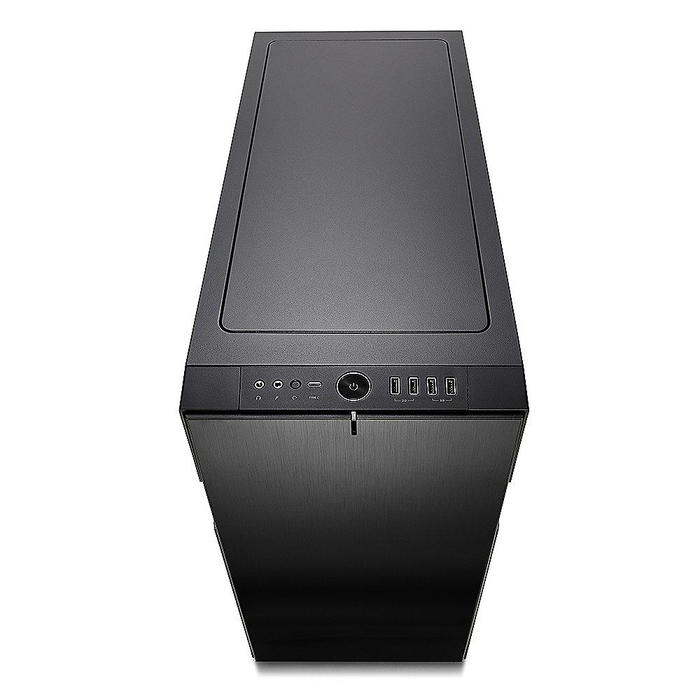 Fractal Design Define R6 USB-C Blackout ATX Gaming Gehäuse, schallgedämmt