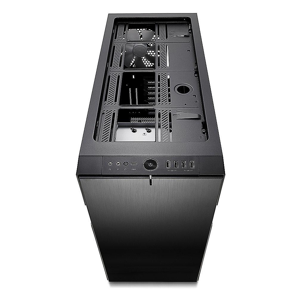 Fractal Design Define R6 USB-C Blackout ATX Gaming Gehäuse, schallgedämmt