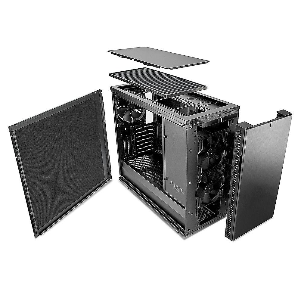 Fractal Design Define R6 USB-C Gunmetal ATX Gaming Gehäuse, schallgedämmt