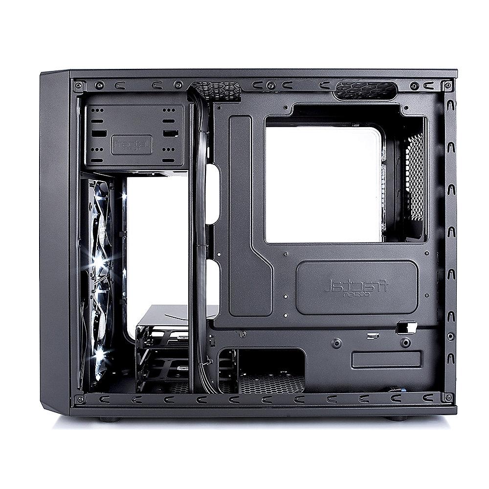 Fractal Design Focus G Mini ATX Gaming Gehäuse mit Seitenfenster, schwarz
