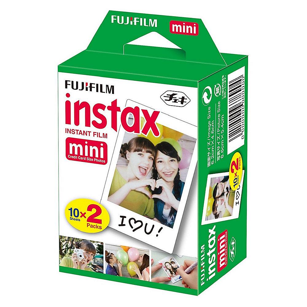 Fujifilm Instax Mini Film (2 x 10er Pack Papier), Fujifilm, Instax, Mini, Film, 2, x, 10er, Pack, Papier,