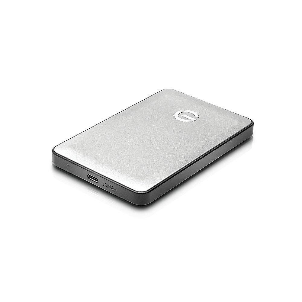 G-Technology G-DRIVE Mobile 1TB USB-C 3.1 Gen1 2,5zoll 7200rpm silber