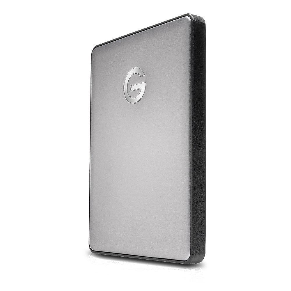 G-Technology G-DRIVE Mobile 1TB USB-C 3.1 Gen1 2,5zoll 7200rpm spacegrau