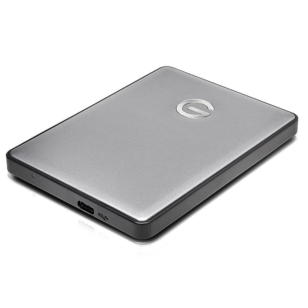 G-Technology G-DRIVE Mobile 1TB USB-C 3.1 Gen1 2,5zoll 7200rpm spacegrau