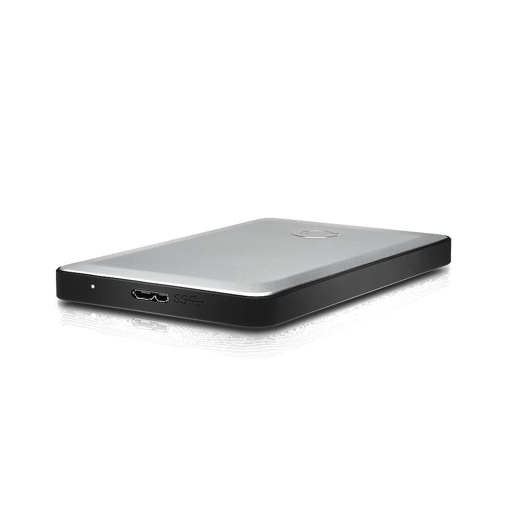 G-Technology G-DRIVE Mobile 1TB USB3.0 2,5zoll SATA600 5400rpm silber