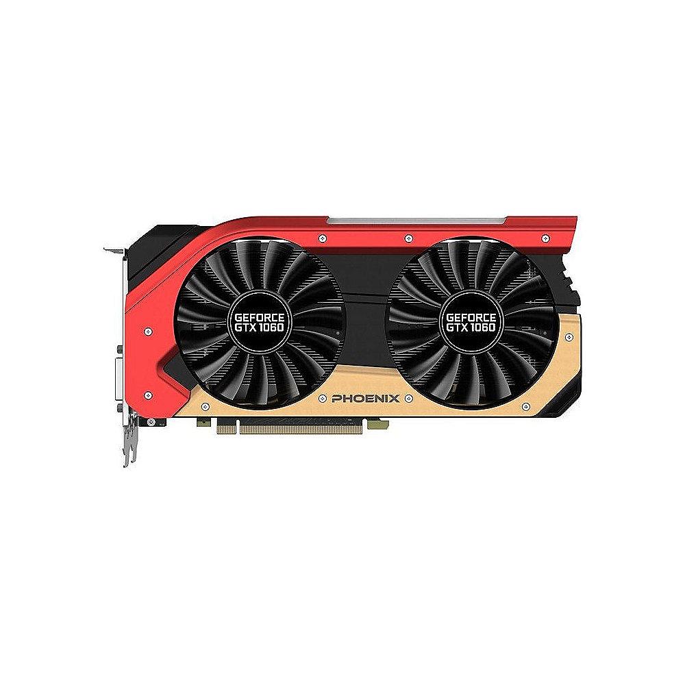 Gainward GeForce GTX 1060 Phoenix 6GB GDDR5 Grafikkarte DVI/HDMI/3xDP, Gainward, GeForce, GTX, 1060, Phoenix, 6GB, GDDR5, Grafikkarte, DVI/HDMI/3xDP