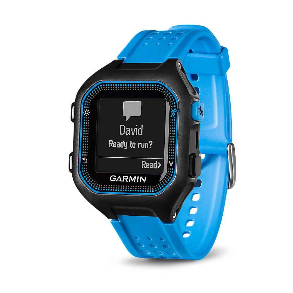 Garmin Forerunner 25 Fitnesstracker schwarz/blau