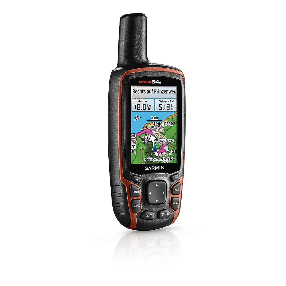 Garmin GPSMap 64s Outdoor Navi GPS/Glonass Bluetooth ANT  Topo Dtl. V8 PRO SD
