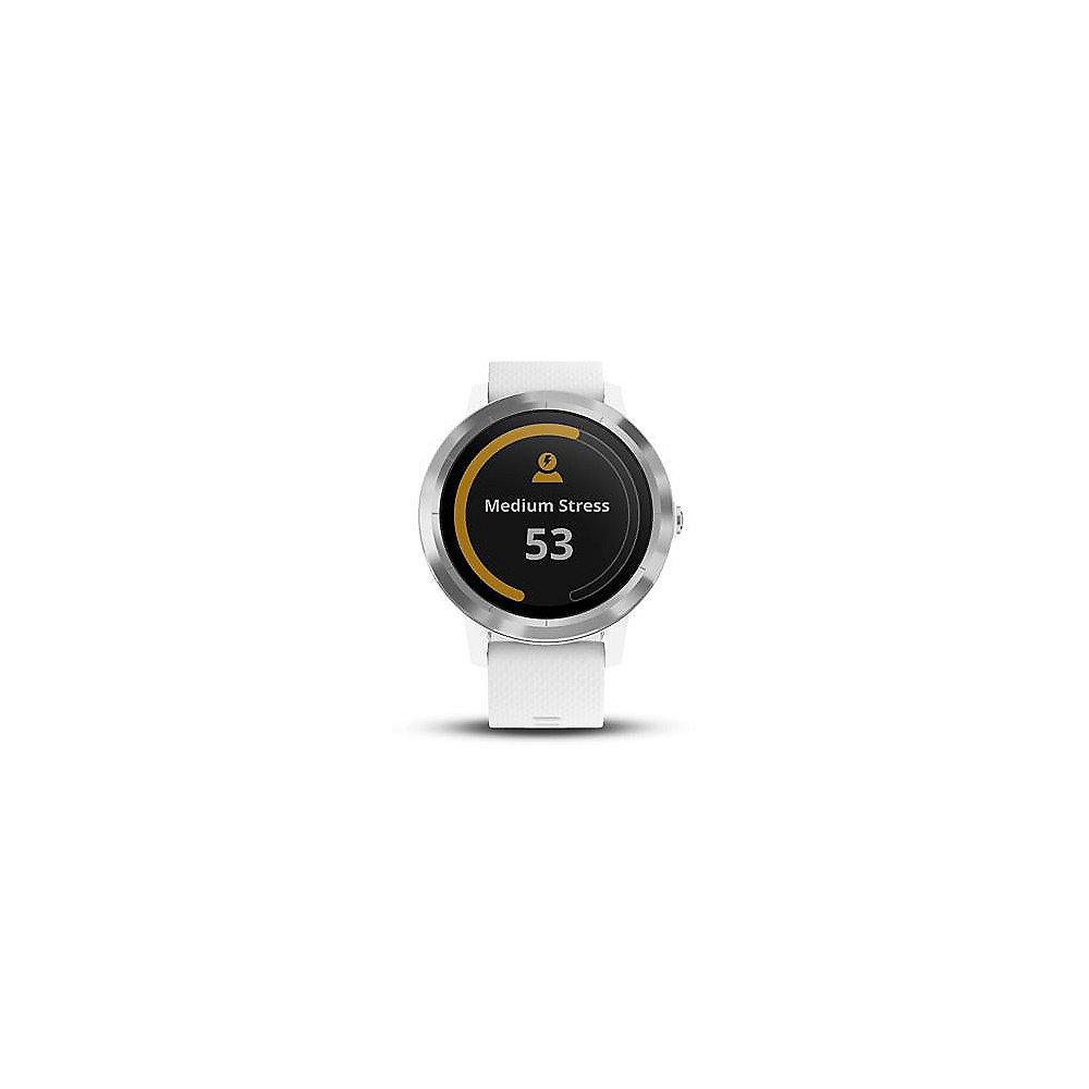 Garmin vivoactive 3 Smartwatch Weiß/Edelstahl, Garmin, vivoactive, 3, Smartwatch, Weiß/Edelstahl