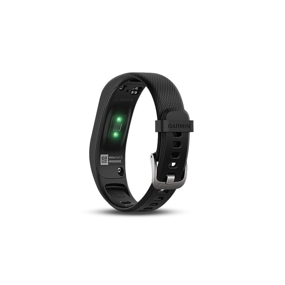 Garmin vivosmart 3 Schwarz S/M Fitnesstracker, Garmin, vivosmart, 3, Schwarz, S/M, Fitnesstracker