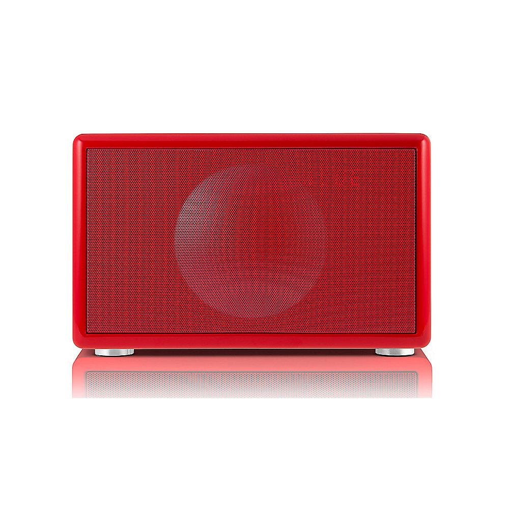 Geneva Classic/S HiFi System mit UKW/DAB-Plus Radio BT - rot, Geneva, Classic/S, HiFi, System, UKW/DAB-Plus, Radio, BT, rot