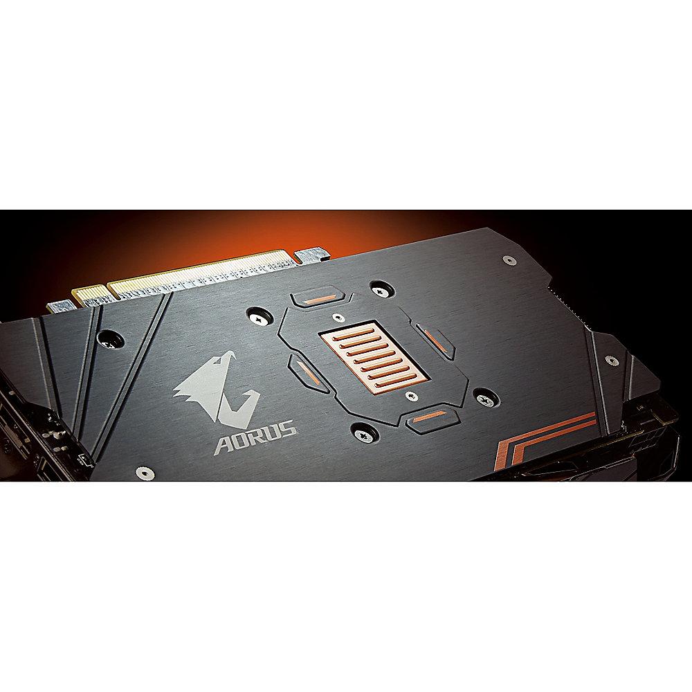 Gigabyte AORUS AMD Radeon RX 580 Gaming 4GB PCIe Grafikkarte DVI/HDMI/3x DP, Gigabyte, AORUS, AMD, Radeon, RX, 580, Gaming, 4GB, PCIe, Grafikkarte, DVI/HDMI/3x, DP