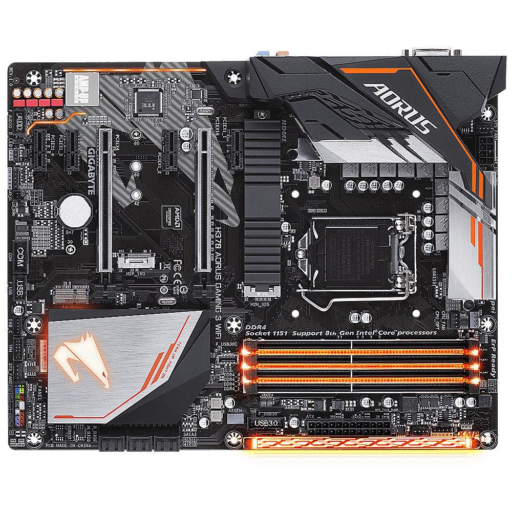 Gigabyte AORUS H370 Gaming 3 WIFI ATX Mainboard 1151v2 (Coffee Lake)