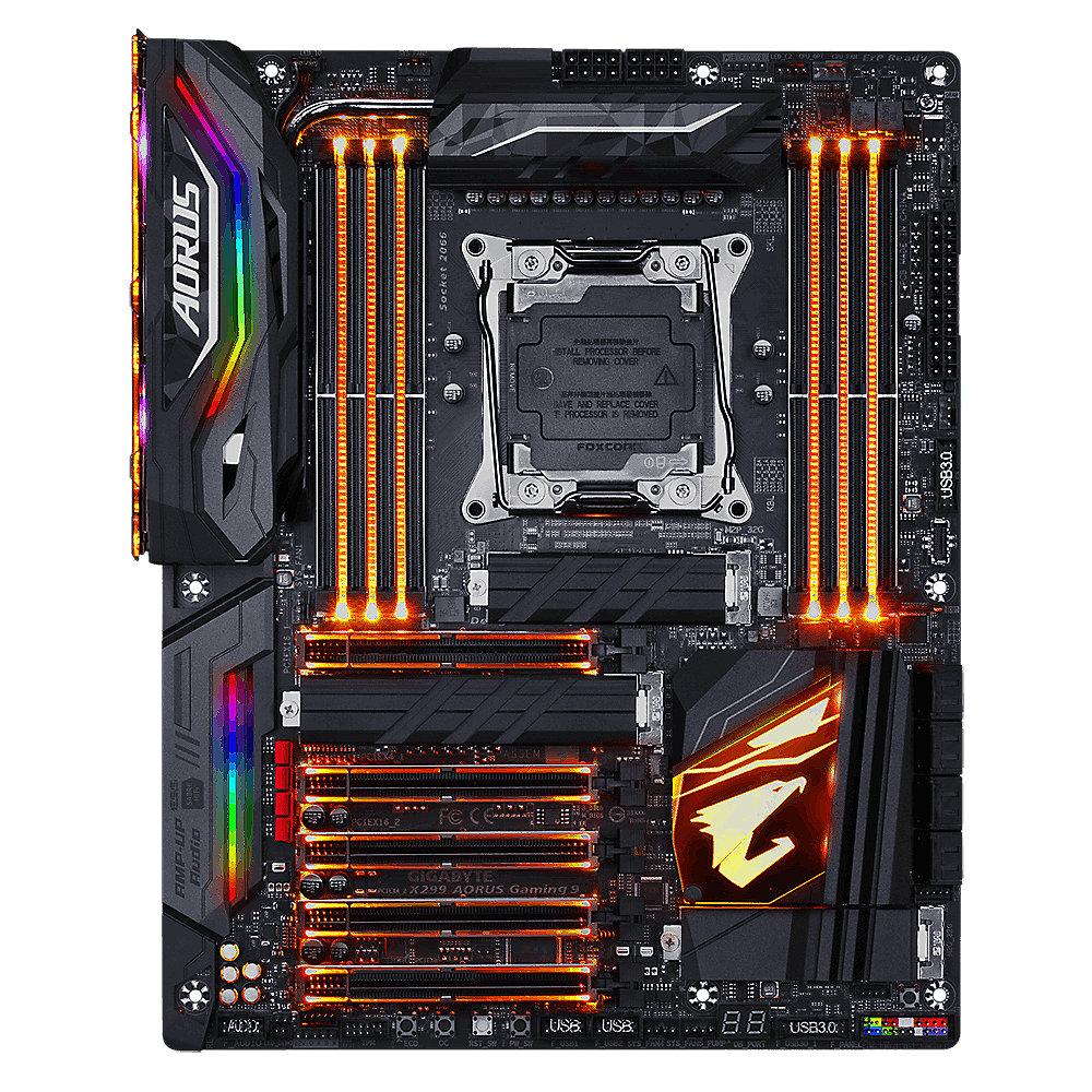 Gigabyte AORUS X299 Gaming 7 ATX Mainboard 2066 USB3.1(TypC-Gen2)/2xLAN/3xM.2