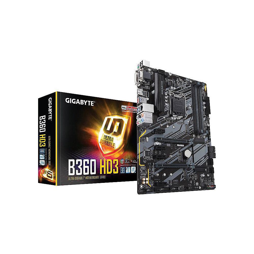 Gigabyte B360 HD3 ATX Mainboard 1151v2 (Coffee Lake)