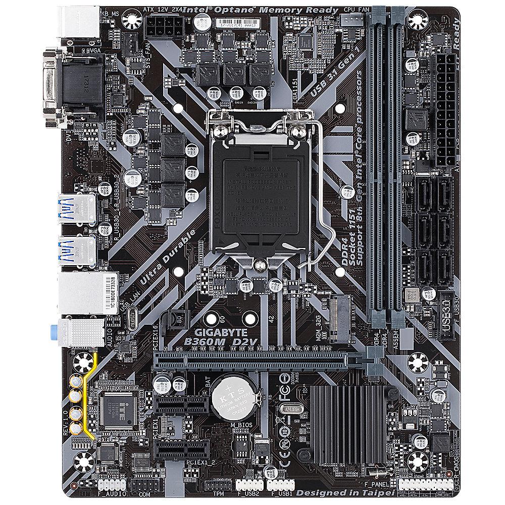 Gigabyte B360M D2V mATX Mainboard 1151v2 (Coffee Lake)